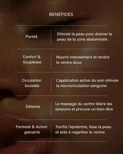 Crème Raffermissante Ventre Raffermi PUROSMA｜Un ventre visiblement raffermi en 2 semaines